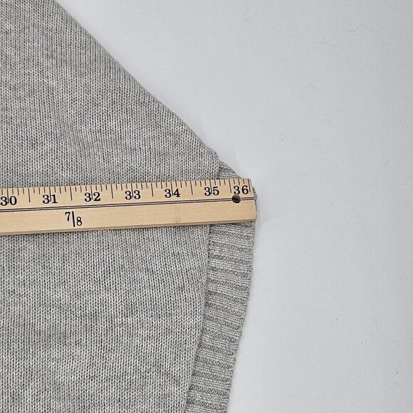 Cabi Cowl Neck Poncho Sweater Gray Women’s Size S Relaxed Fit Minimalist Fall - Picture 11 of 14